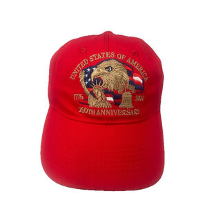 USA 250th Anniversary Cap American Red Adjustable Patriotic Trucker Hat Sunhat